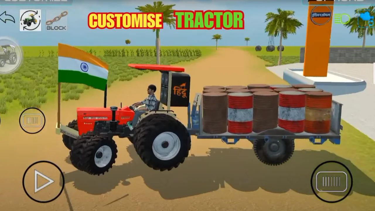 Customize Indian Tractors and Vehicles in the Latest Version of Indian Tractor Simulator